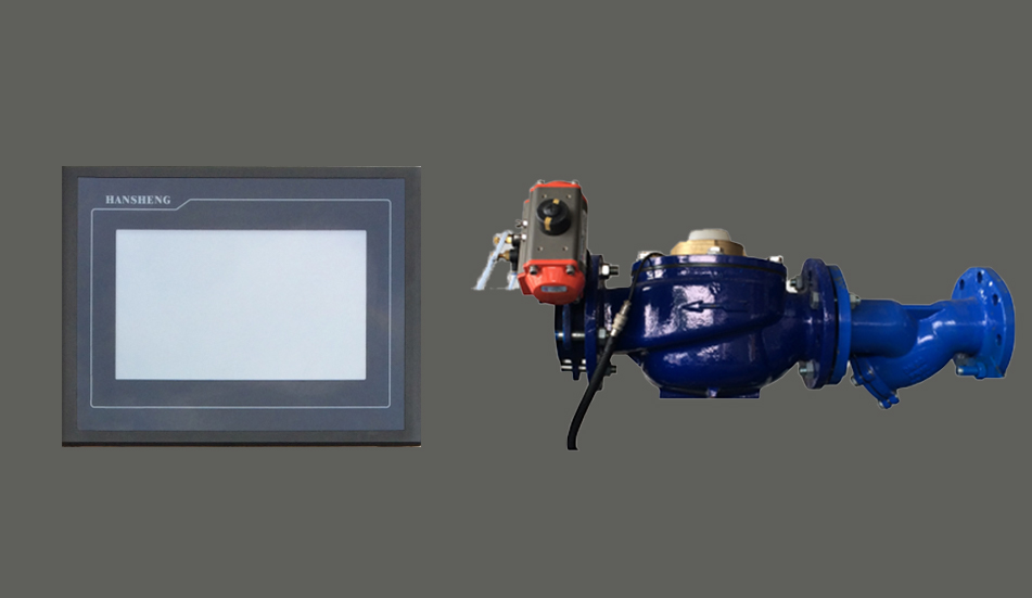 TOUCH SCREEN PLC CONTROL SYSTEM & WATER FLOW METER