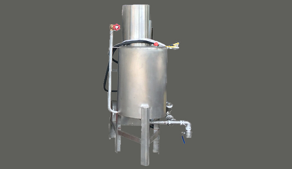 To input the chemical to the machine drum.<br>No need to open the machine drum to put chemical, to save the steam.<br>Made with 304 stainless steel.