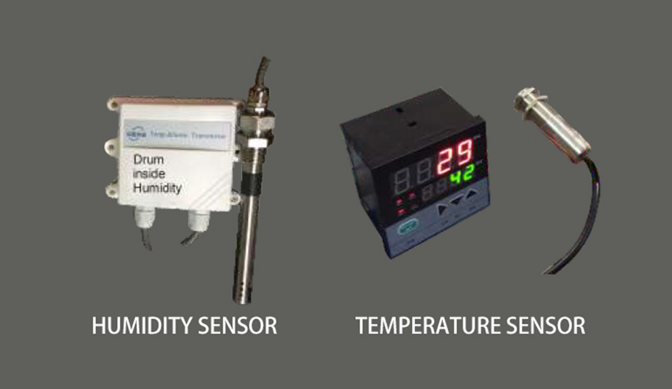 HUMIDITY SENSOR<br>New type function installed in the machine.<br>To check the garment humidity.<br>No need worker open machine to check garment dry or not.<br>Save steam.<br><br>TEMPERATURE SENSOR<br>Some garment with the spandex, when it meet the high temperature, the spandex may damage.
