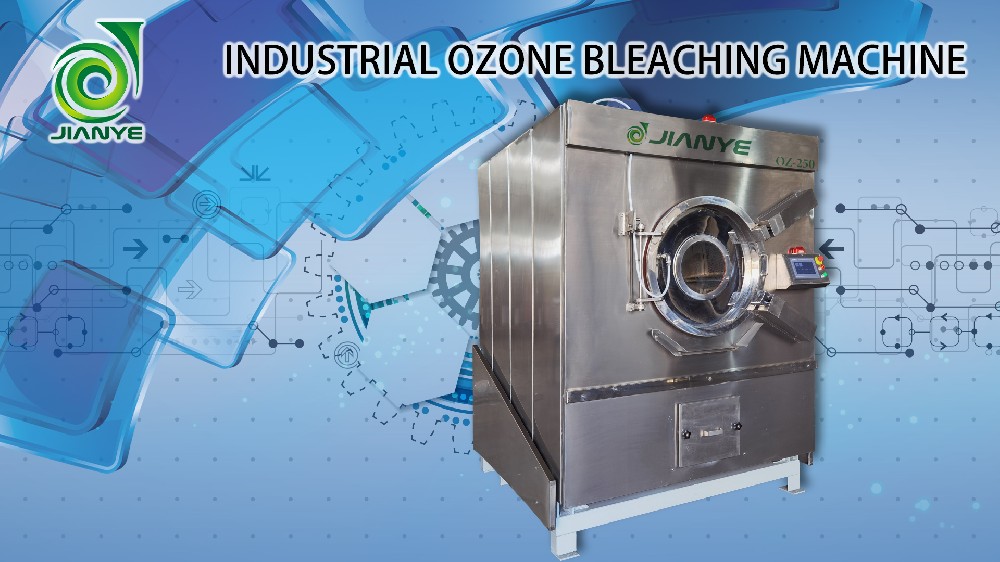 Industrial ozone bleaching machine